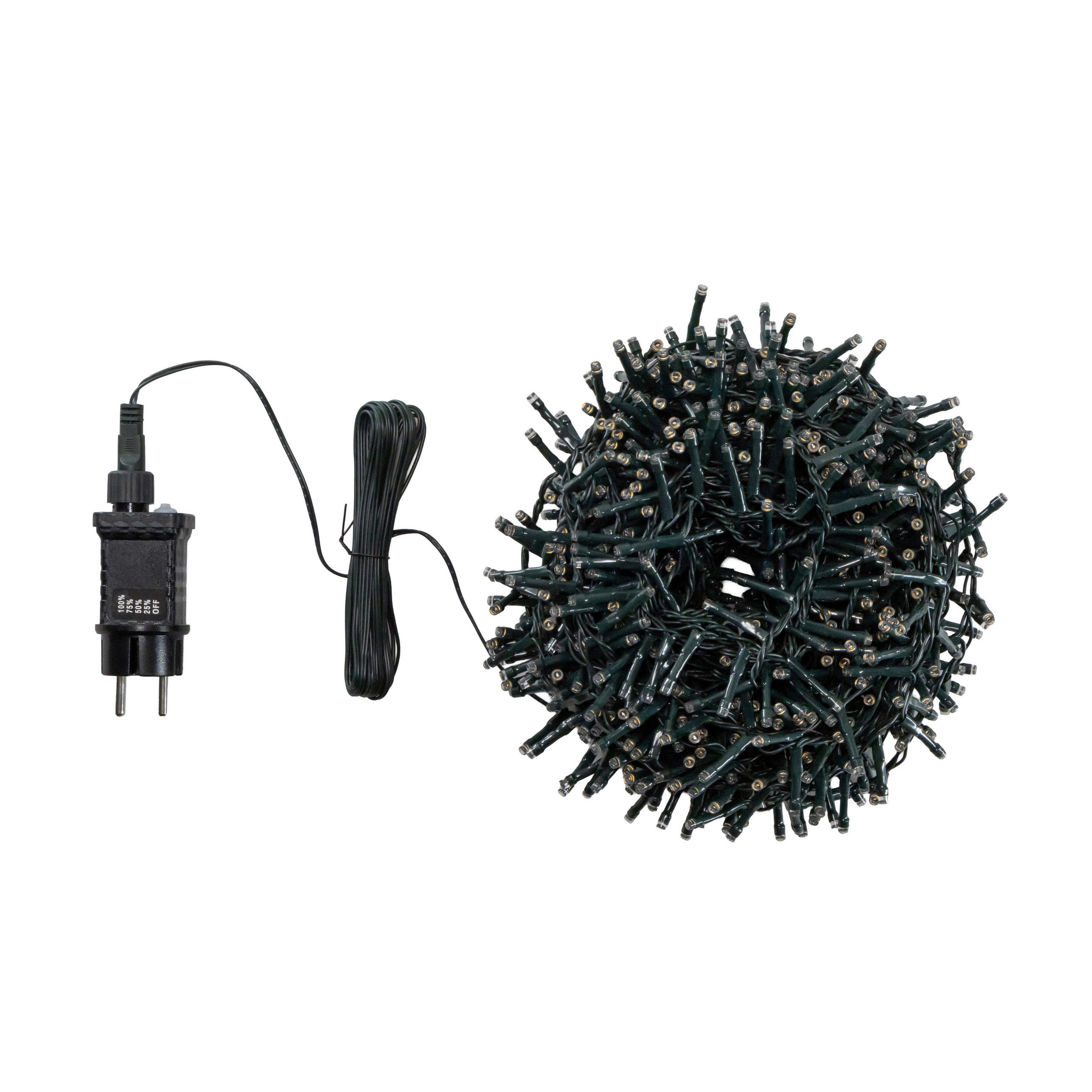 LICHTERKETTE 2250 cm  - Grün, KONVENTIONELL, Kunststoff (2250cm) - X-Mas