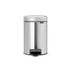 ABFALLEIMER 3 l  Metall  - Silberfarben, Design, Kunststoff/Metall (16,8/26,4/23,5cm) - Brabantia