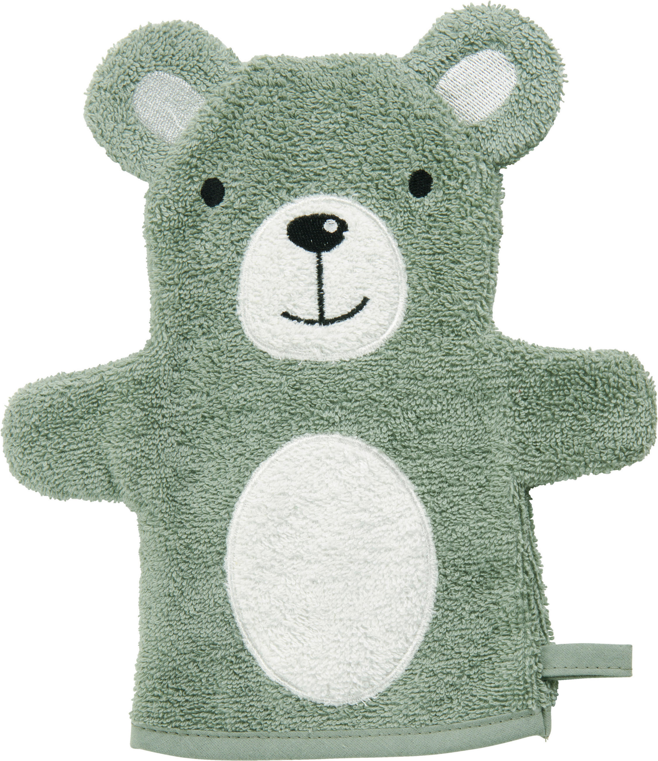 BABYWASCHHANDSCHUH 16/21 cm - Mintgrün, Basics, Textil (16/21cm) - Avelia