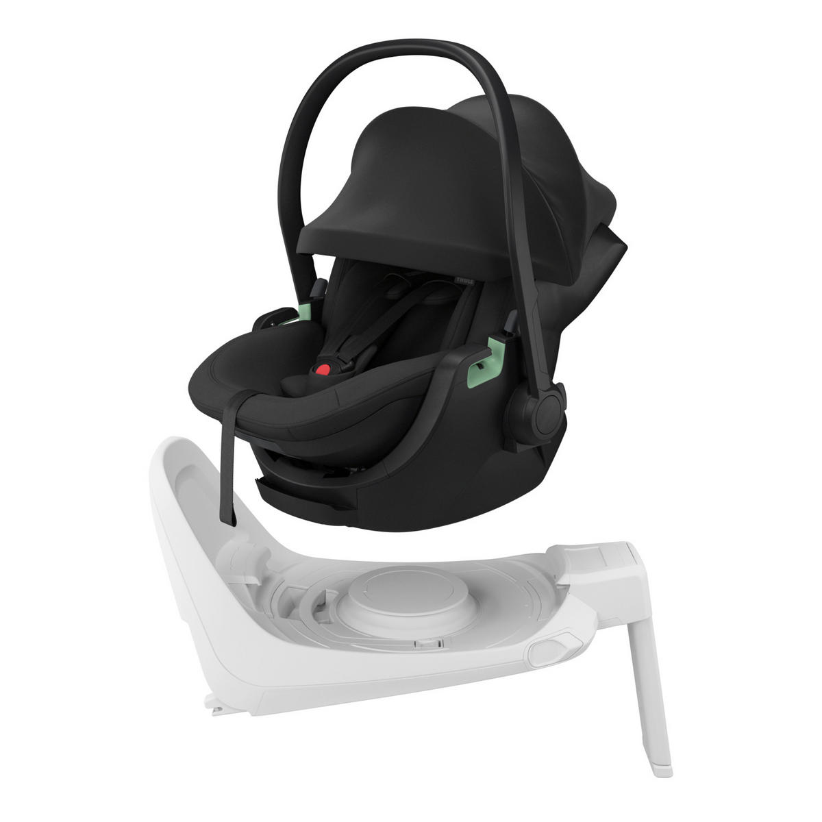 BABYSCHALE  Maple Black  - Schwarz, Basics, Kunststoff/Textil (44/61/72cm) - Thule