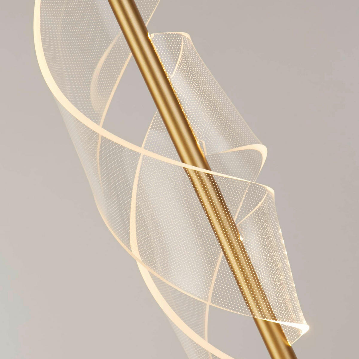 LED ÁLLÓLÁMPA - krómszínű/áttetsző, Design, műanyag/fém (22/22/159cm)
