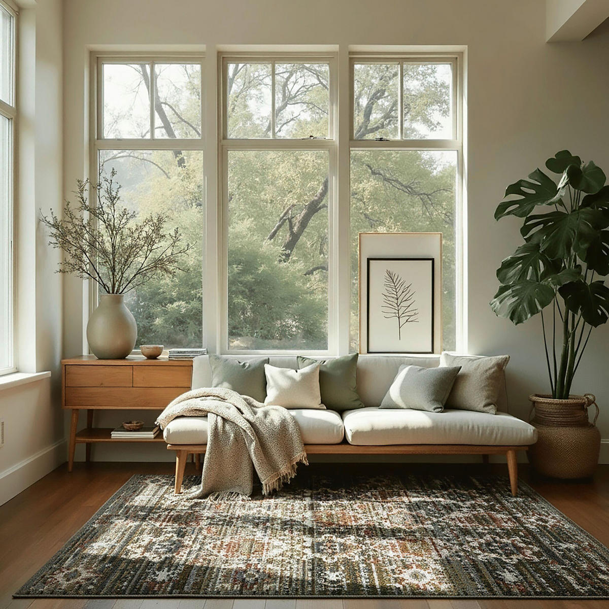 WEBTEPPICH 160/230 cm Grün  - Grün, Basics, Kunststoff/Textil (160/230cm) - Flair Rugs