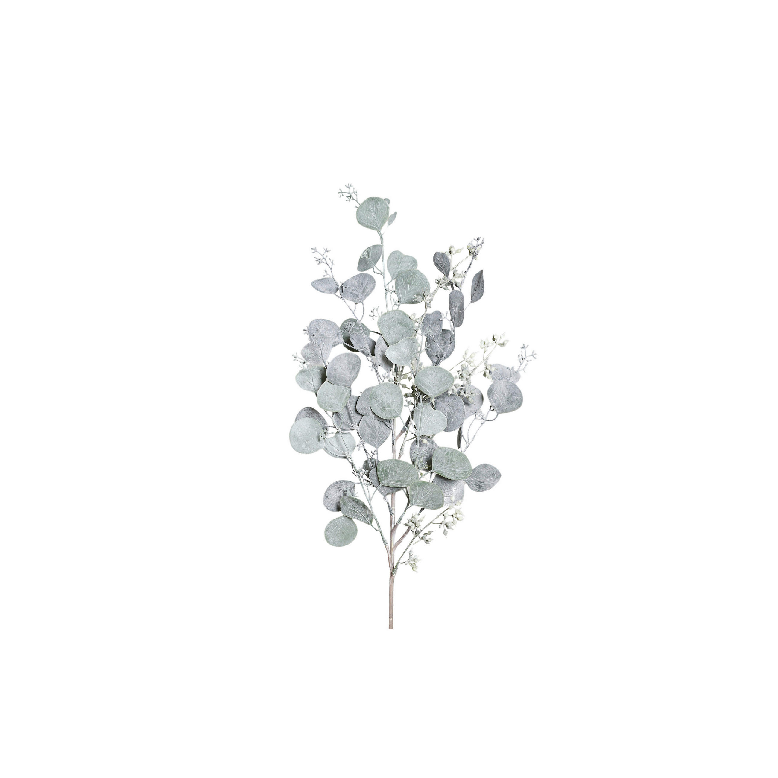 DEKOZWEIG - Graugrün, Design, Kunststoff (64cm)
