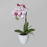 KUNSTBLUME Orchidee - Lila/Weiß, LIFESTYLE, Kunststoff/Metall (36cm)