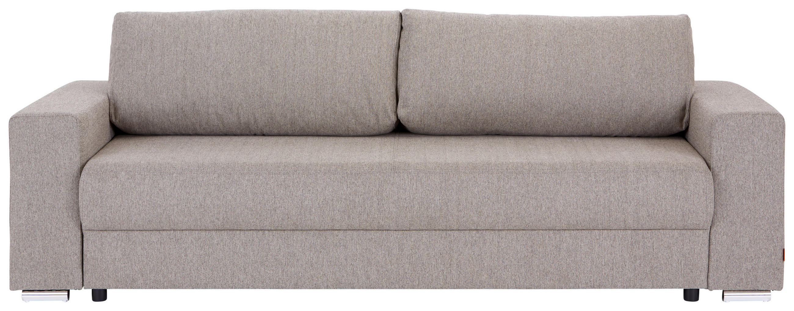 SCHLAFSOFA Flachgewebe Beige  - Beige, MODERN, Kunststoff/Textil (250/84/105cm) - MID.YOU