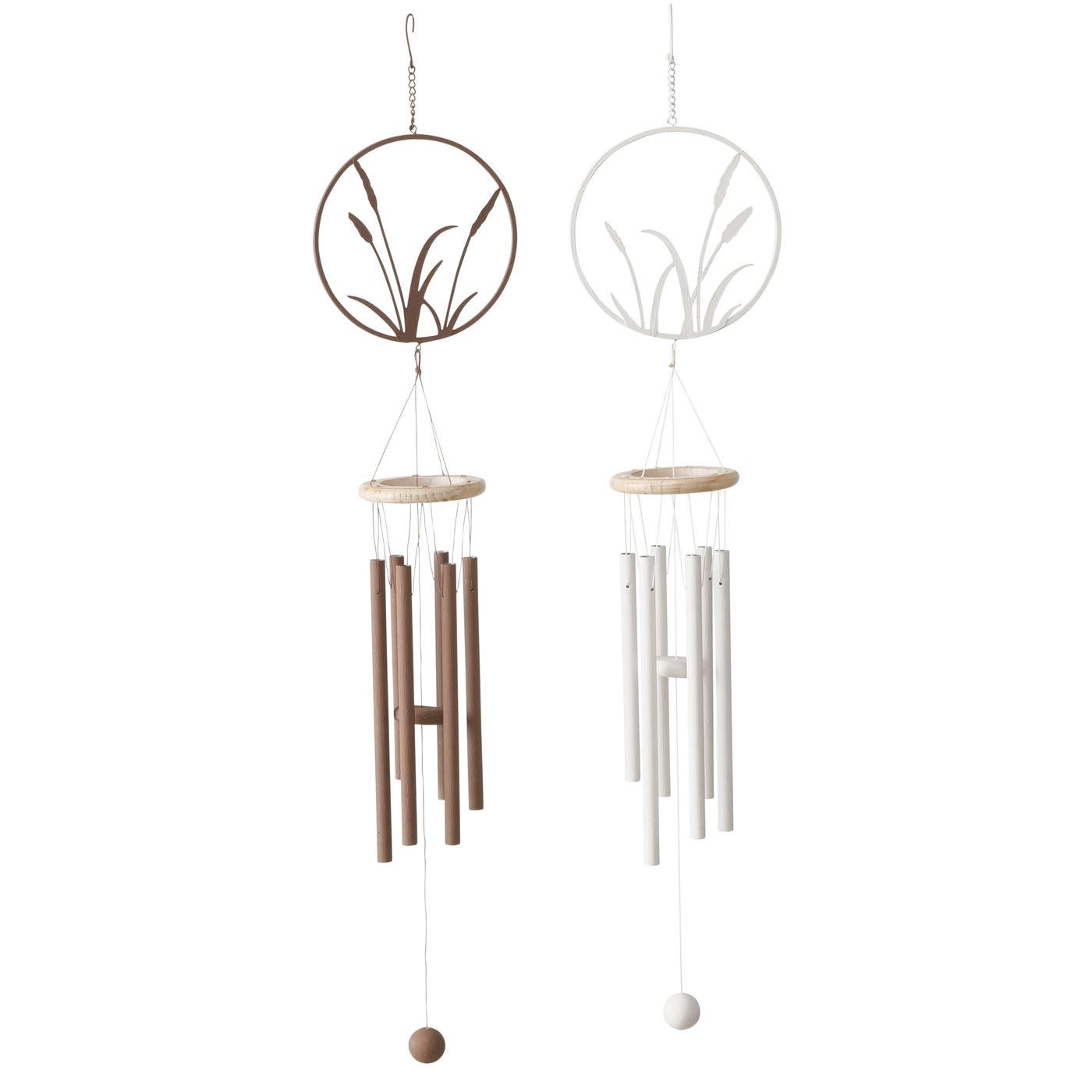 WINDSPIEL 2056096 COZY - Creme/Braun, Basics, Holz/Textil (74/16/10cm)