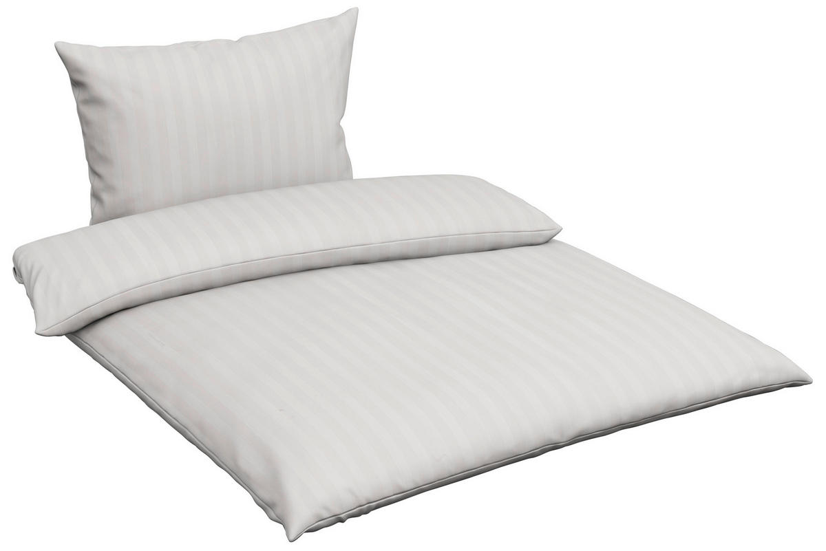 BETTWÄSCHE Frühjahr/Sommer 2024 Damast 140/200 cm  - Sandfarben, KONVENTIONELL, Textil (140/200cm) - Fleuresse
