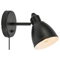 WANDLEUCHTE - Schwarz, Basics, Metall (18/19,5/12cm) - Markslöjd