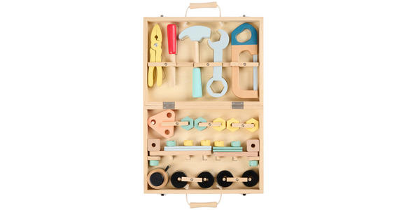 KINDER-WERKZEUGKOFFER  - Multicolor, Basics, Holz/Holzwerkstoff (31,5/23,5/5,9cm) - My Baby Lou