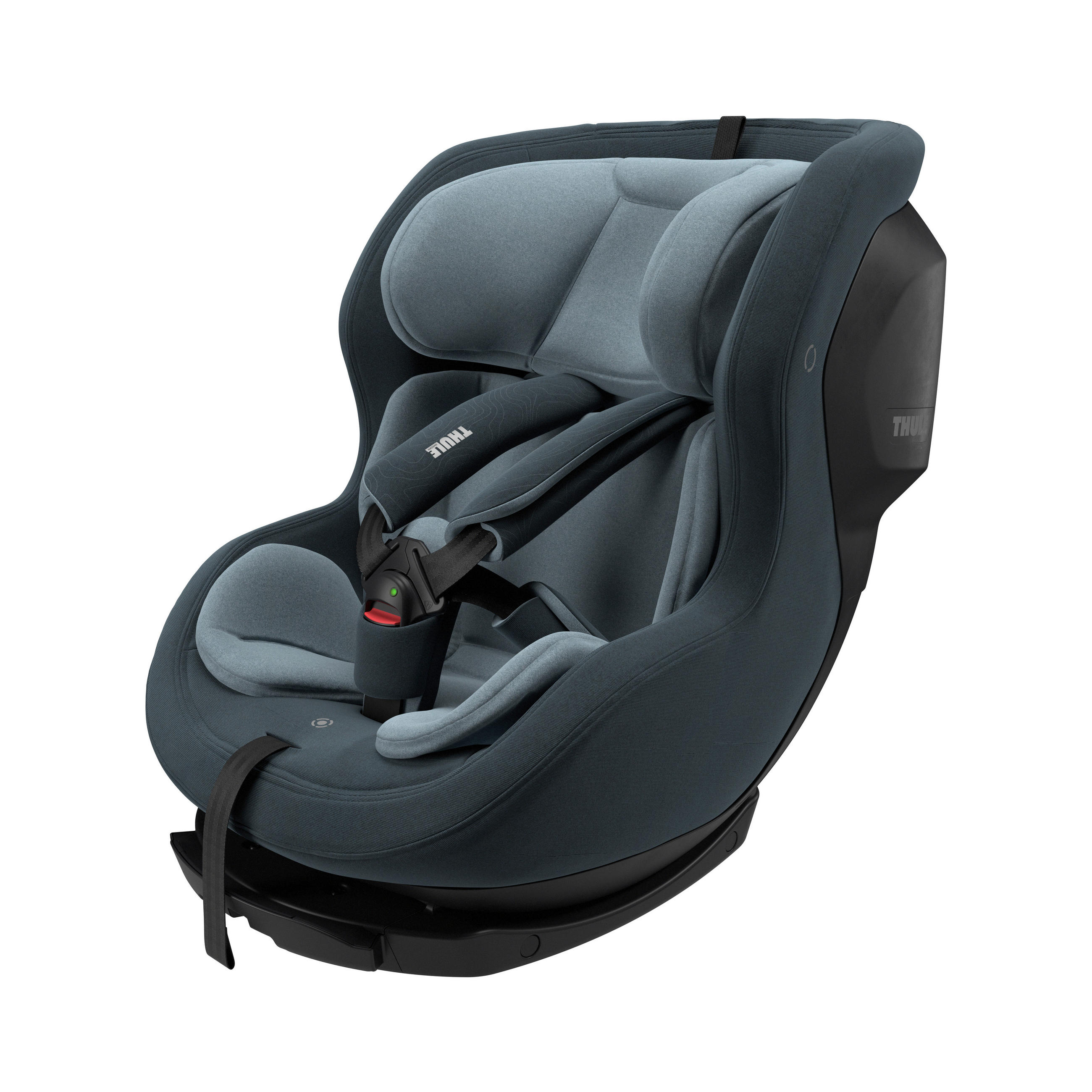 REBOARDER-KINDERSITZ Elm DARKEST BLUE   - Pastellblau/Dunkelblau, Basics, Textil (44/61/73cm) - Thule
