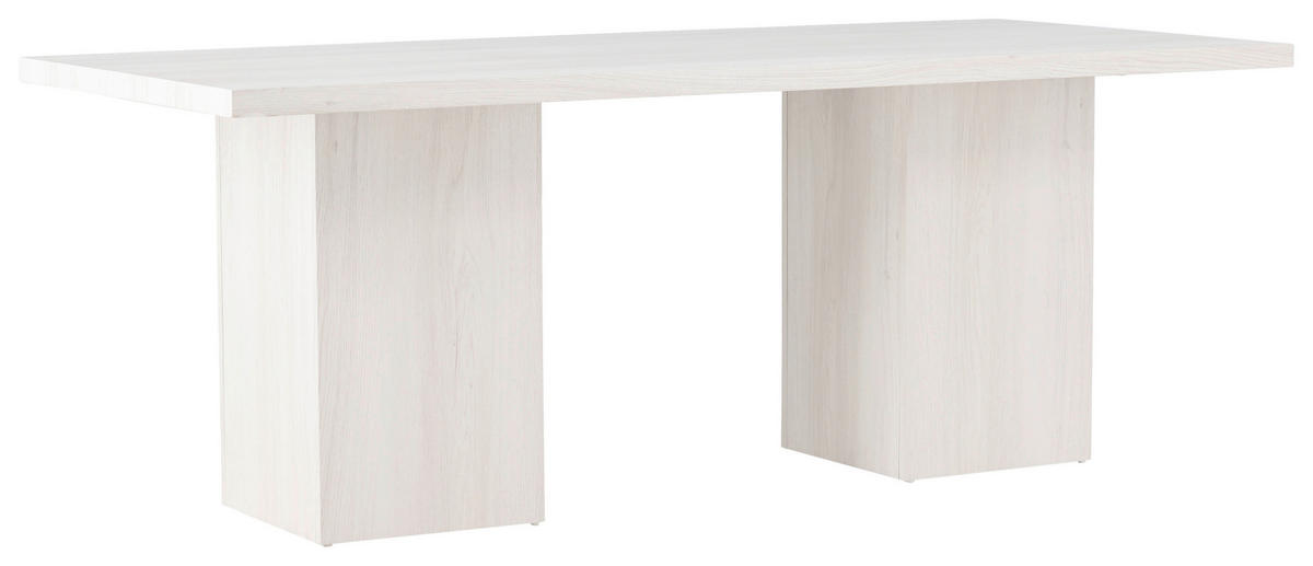 ESSTISCH in Holz 200/90/75 cm  - Weiß, Design, Holz (200/90/75cm) - Livetastic