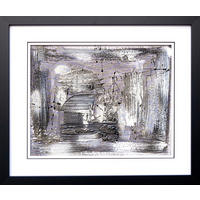 ORIGINALBILD Abstraktes  - Multicolor/Schwarz, Basics, Papier/Holzwerkstoff (67/57cm)