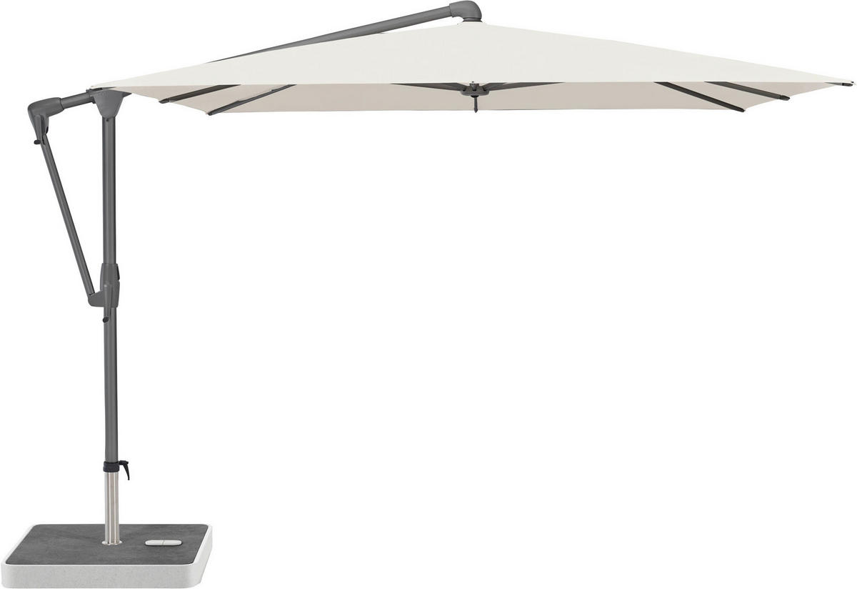 AMPELSCHIRM 270x270 cm Beige  - Anthrazit/Beige, Basics, Textil/Metall (270/270cm) - Glatz