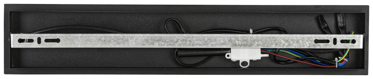 DECKENLEUCHTE    60/16/34,5 cm  - Chromfarben/Schwarz, Trend, Glas/Kunststoff (60/16/34,5cm) - Novel