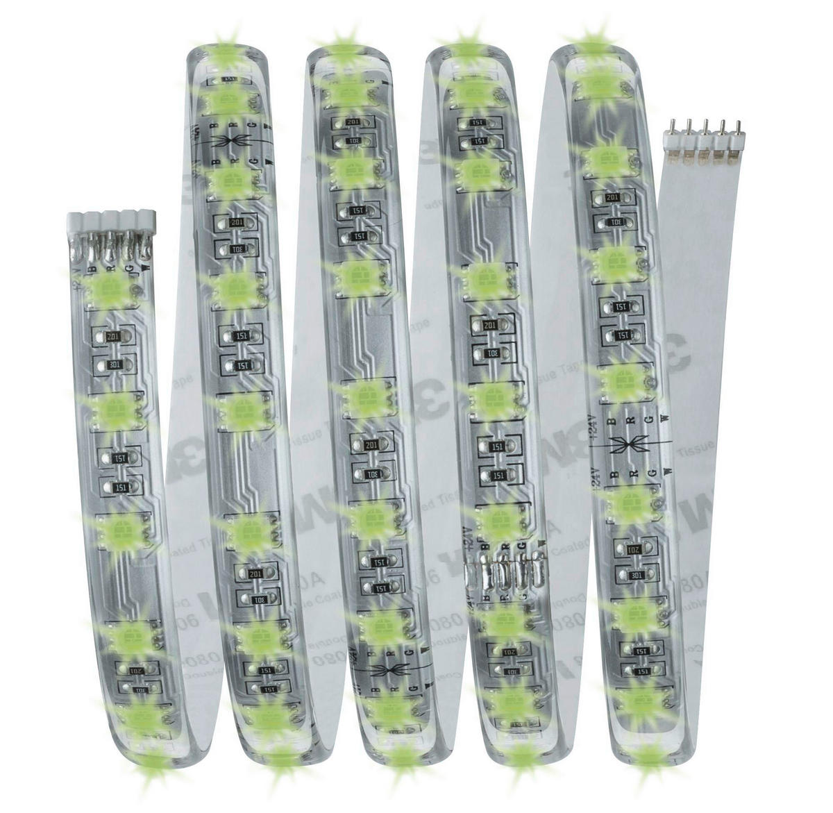 LED-STRIP 150/1,25/0,3 cm  MAX LED  - Silberfarben, Design, Kunststoff (150/1,25/0,3cm) - Paulmann