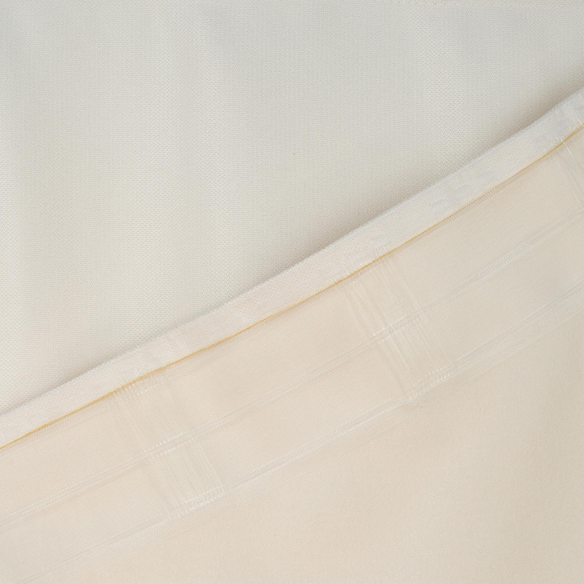WÄRMESCHUTZVORHANG blickdicht  - Perlmutt, KONVENTIONELL, Textil (135/245cm)
