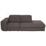 RECAMIERE Echtleder Braun - Chromfarben/Braun, Design, Leder/Metall (211/74/113cm) - Joop!