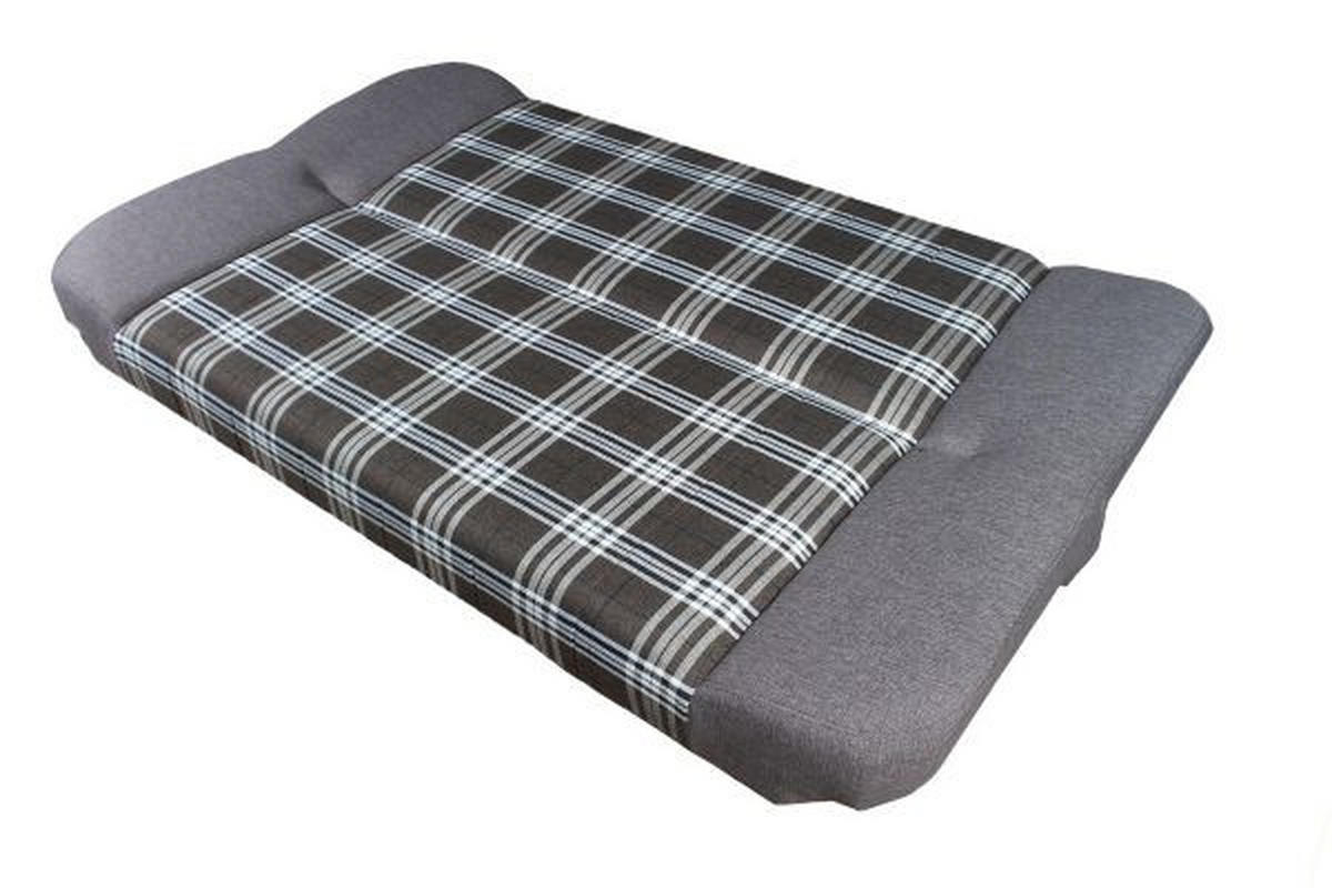 TROSED braon  - braon/crna, Konvencionalno, tekstil (205/93/90/120cm) - Xora