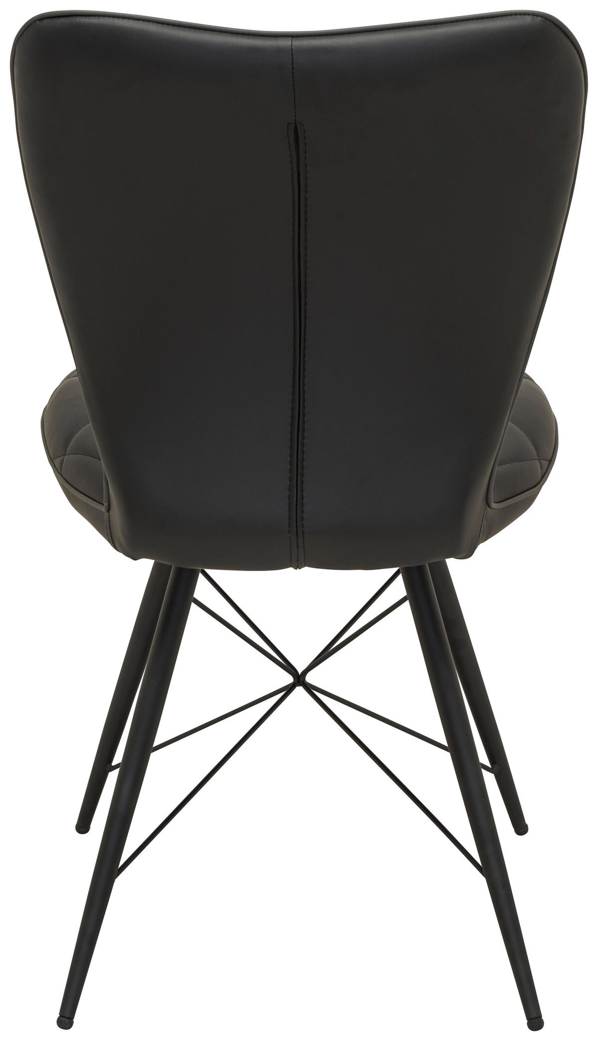 STOLICA  crna       - crna, Dizajnerski, metal/tekstil (49/90/61cm) - Hom`in