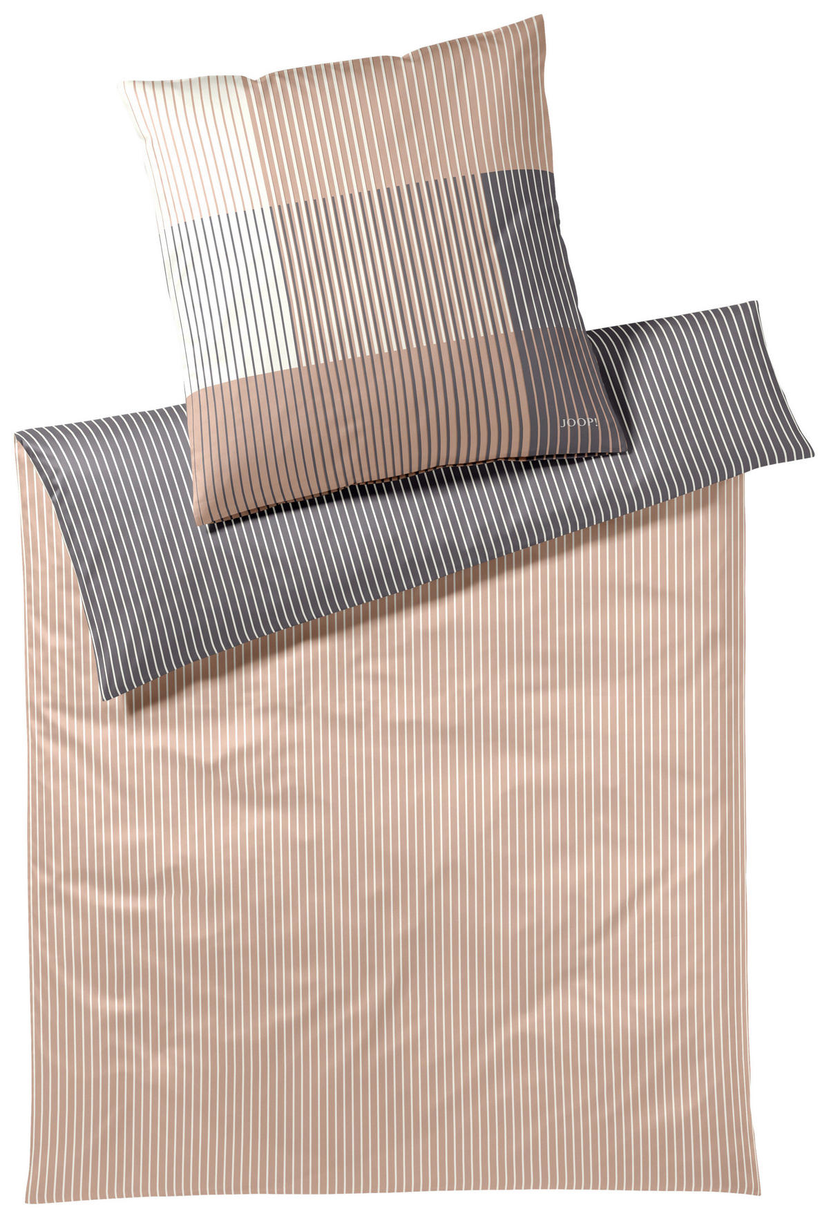 ÁGYNEMŰHUZAT-GARNITÚRA 140/200 cm  - barna, Trend, textil (140/200cm) - Joop!