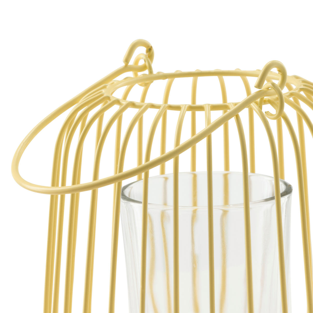 WINDLICHT - Hellgelb, Basics, Metall (10/12cm)