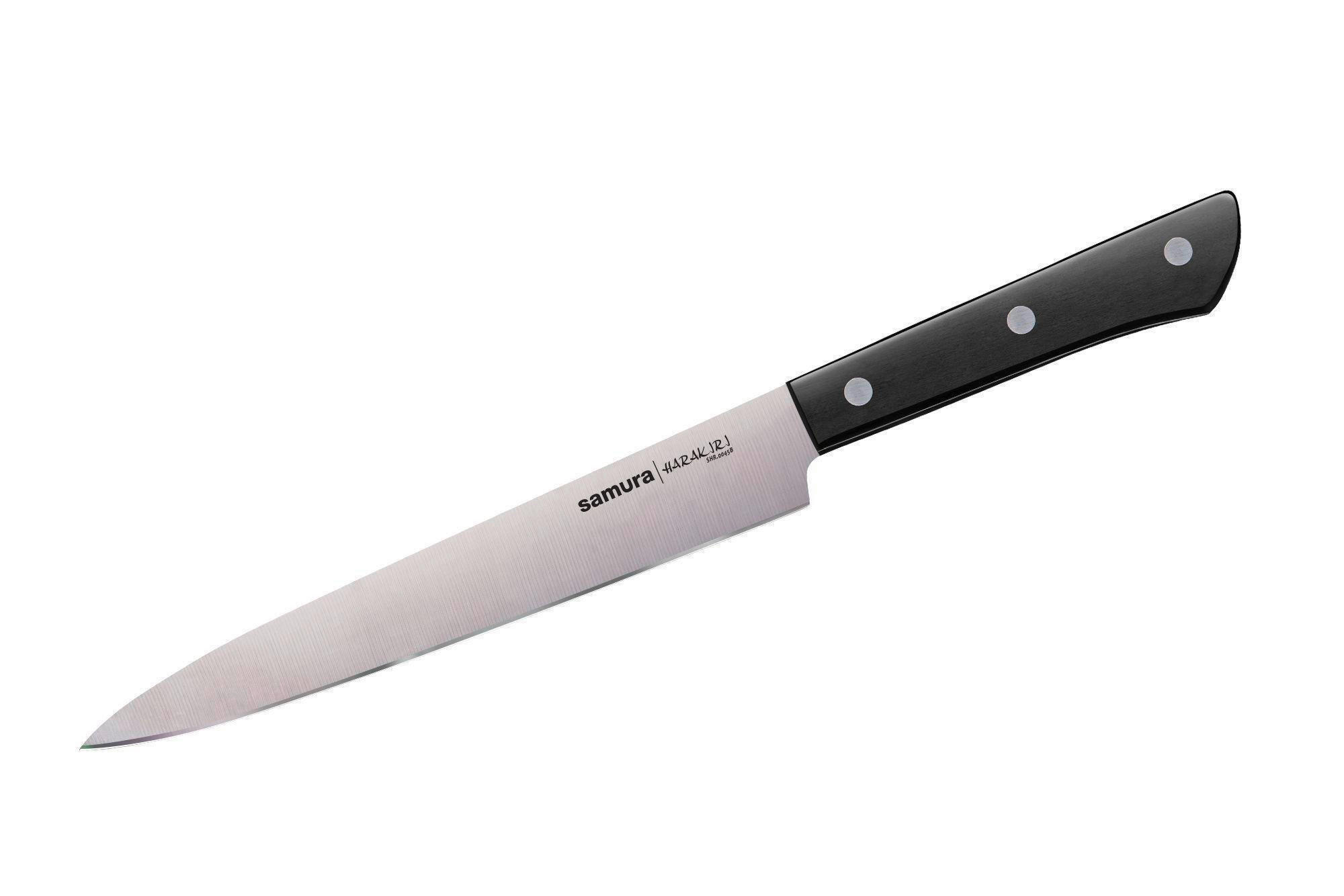 NOŽ ZA MESO  Samura Harakiri 31/3/1.5 cm            - crna, Osnovno, plastika (31/3/1.5cm) - Samura