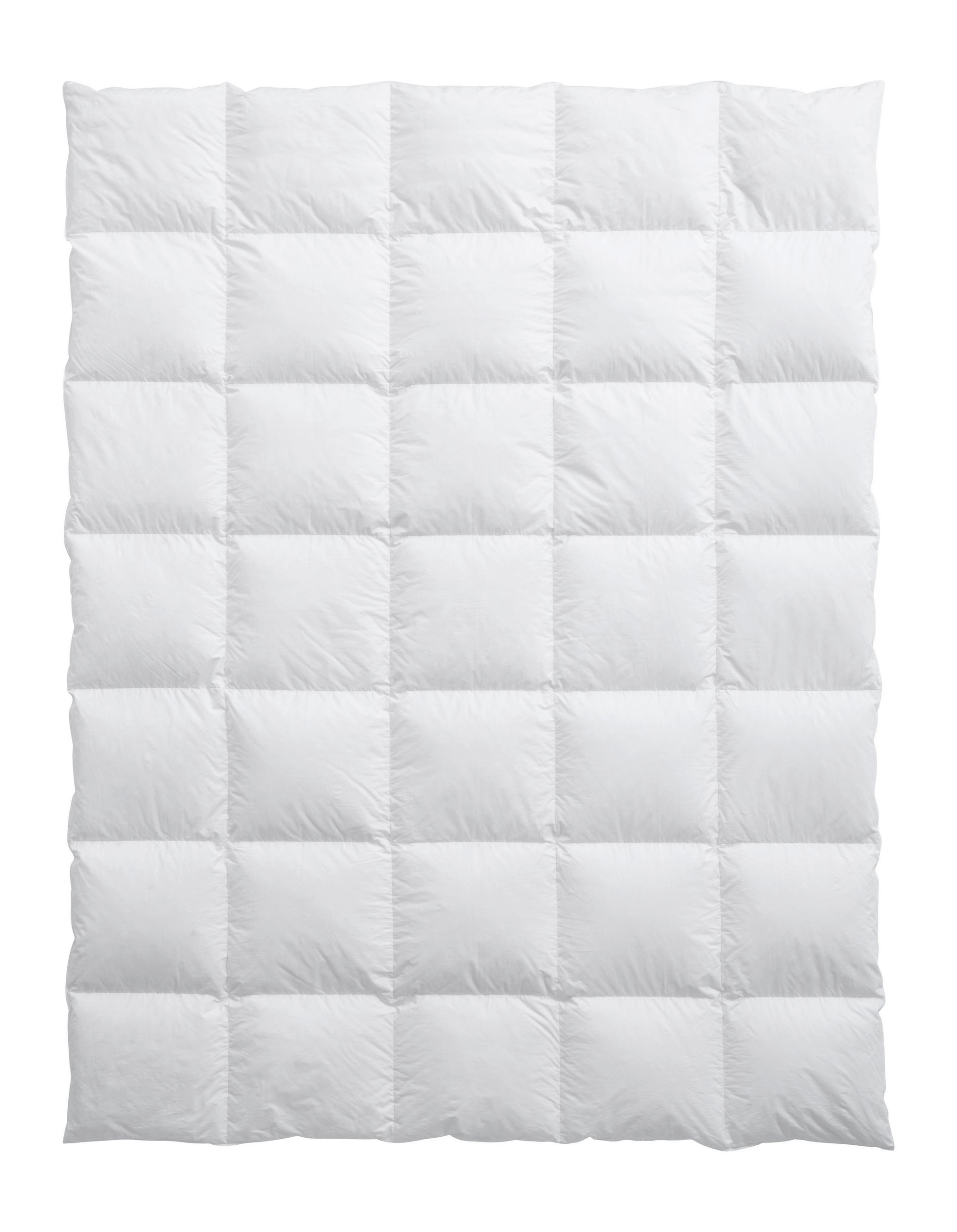 KASSETTENDUVET 160/210 cm Luzern  - Weiss, Basics, Textil (160/210cm) - Billerbeck