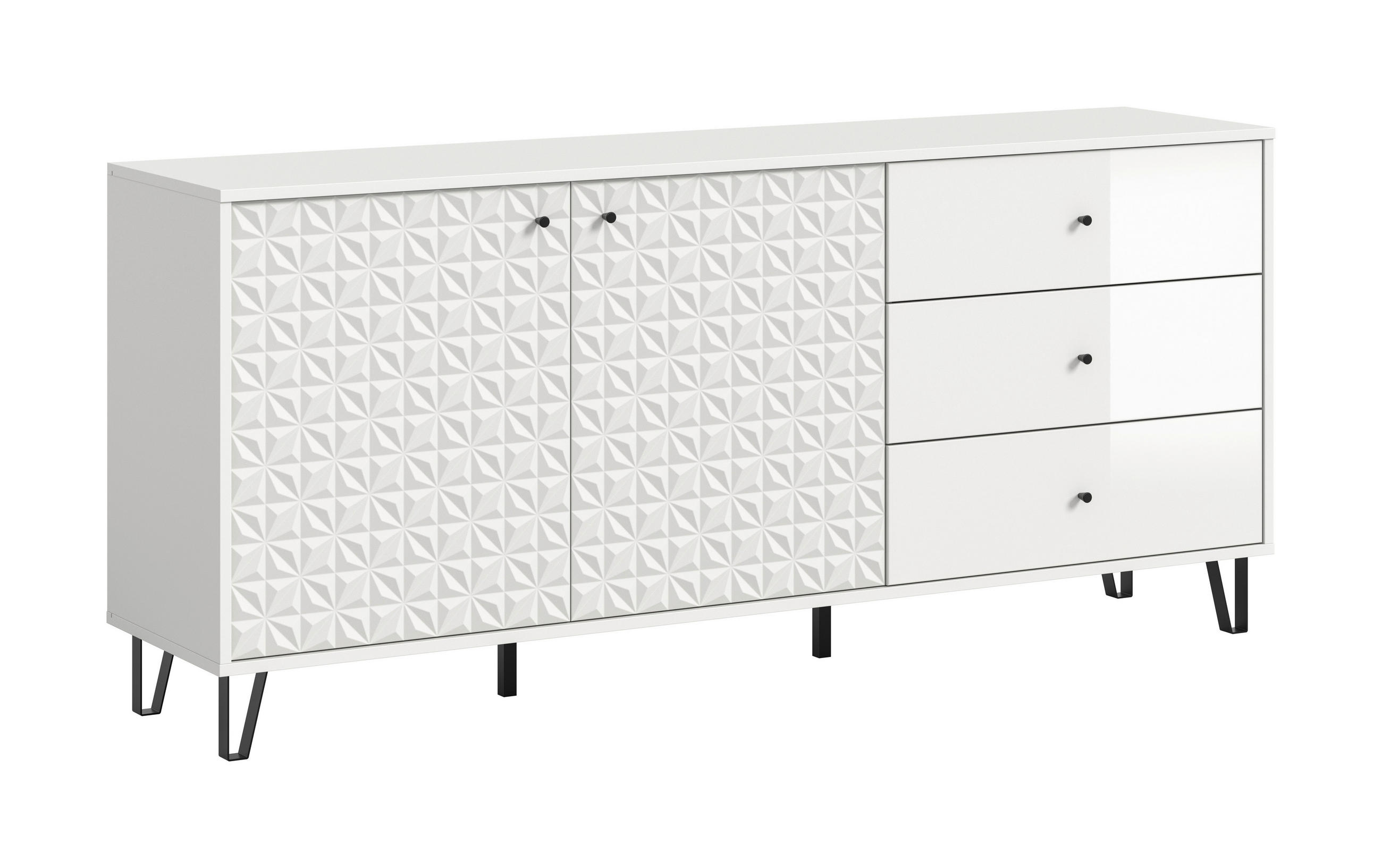 Sideboard Prisma, Weiß B: 170 cm