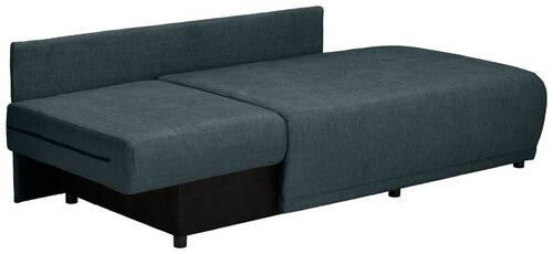 CHAISELONGUE Chenille Dunkelblau  - Schwarz/Dunkelblau, KONVENTIONELL, Kunststoff/Textil (93/73/171cm) - Carryhome