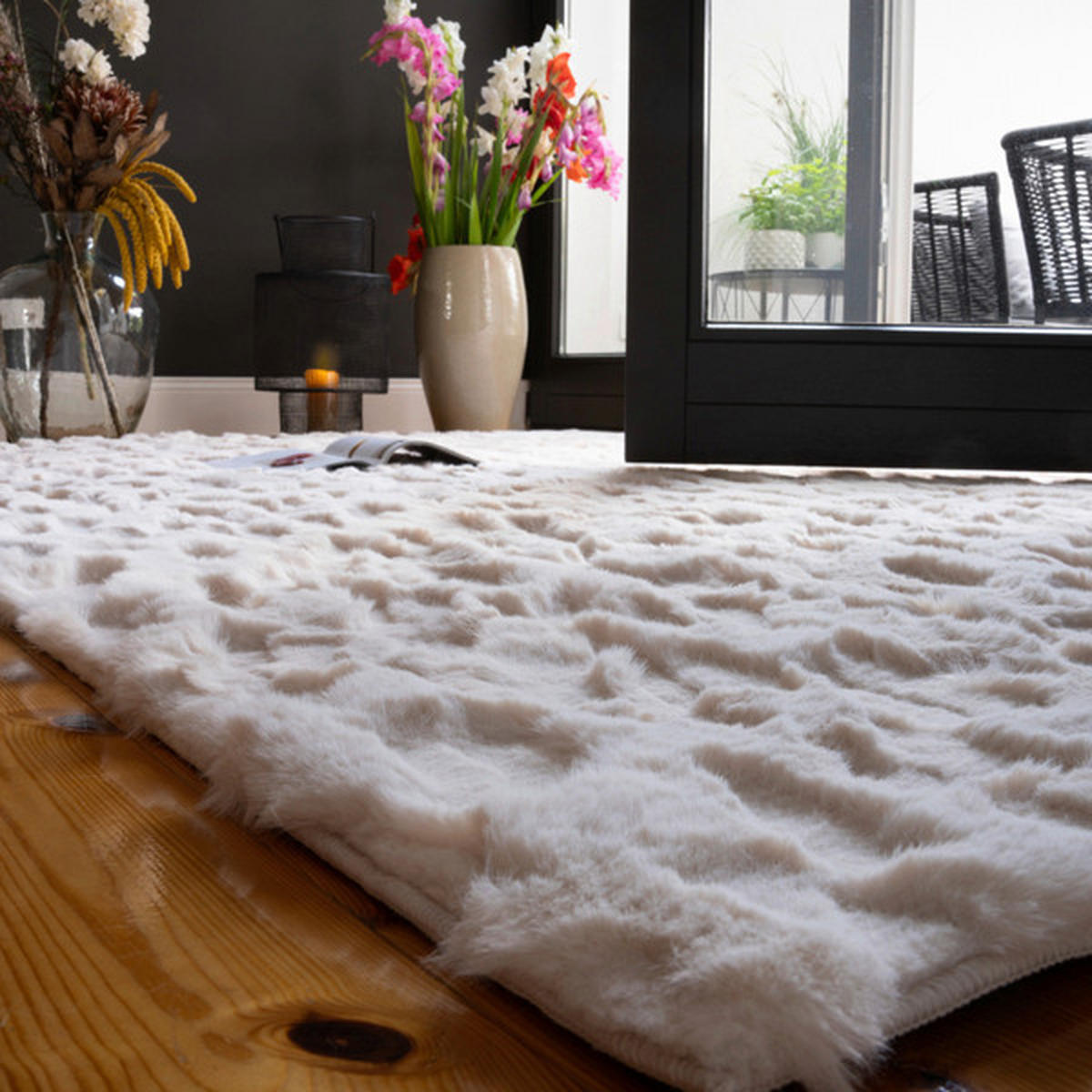 HOCHFLORTEPPICH 80/150 cm My Valley Creme  - Creme, Basics, Textil (80/150cm) - Obsession