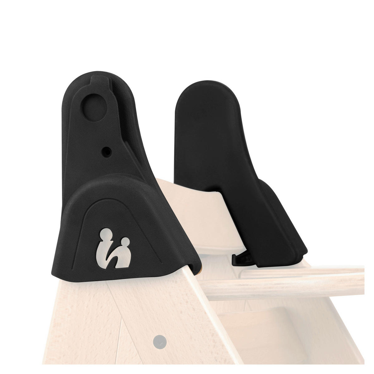 ADAPTER - Schwarz, Basics, Kunststoff (11,5/18,5/12cm) - Hauck