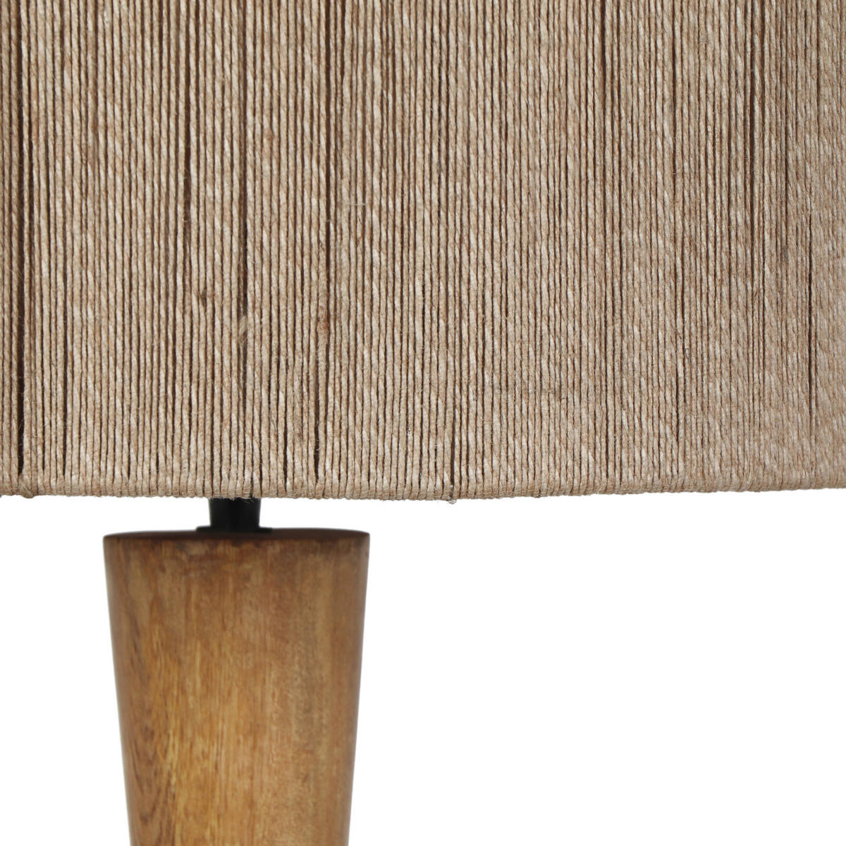 Lampadar 35/135 cm    - maro, Basics, lemn/textil (35/135cm)
