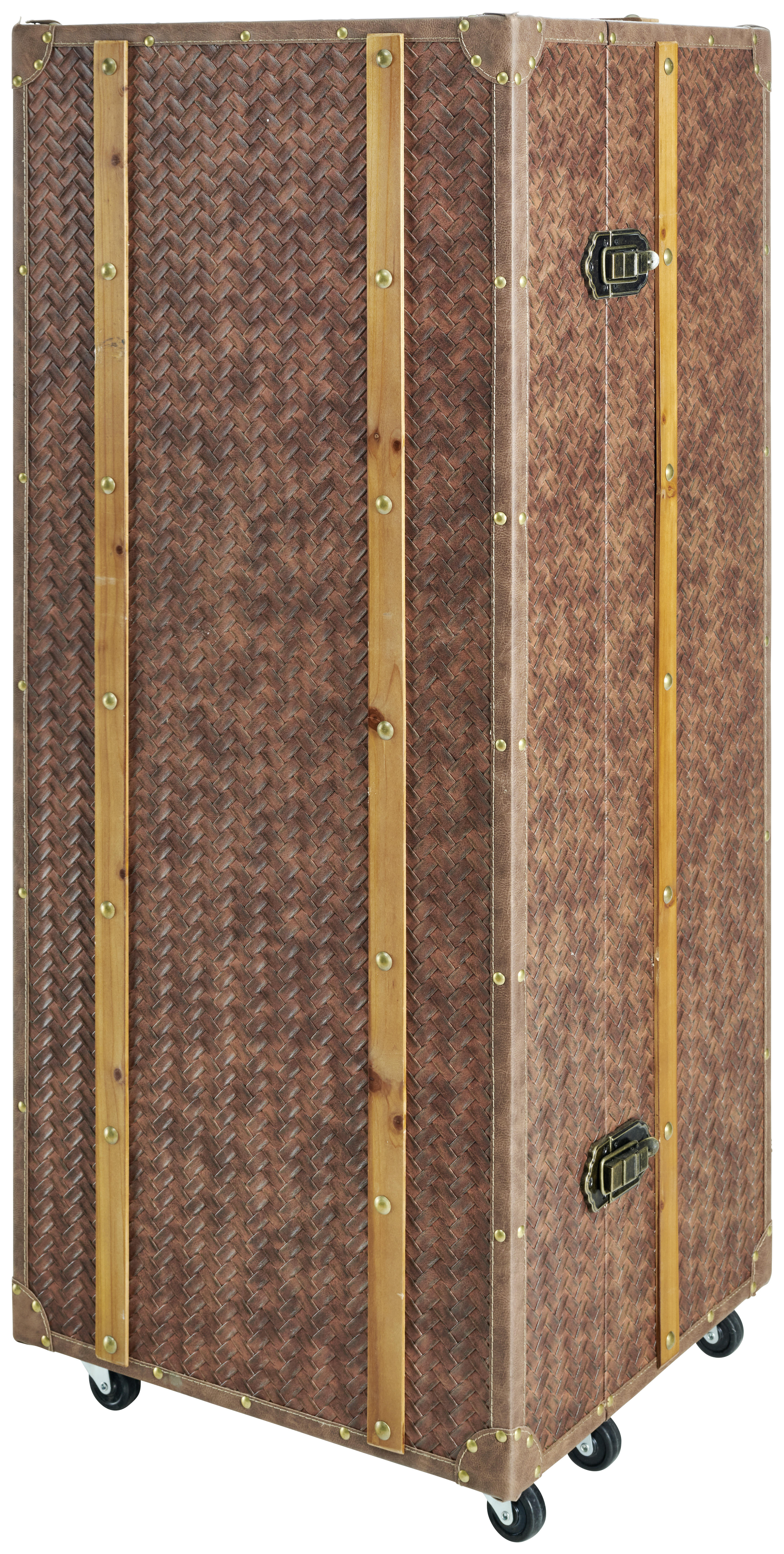 BYRÅ 49/125/53 cm  - brun, Klassisk, metall/träbaserade material (49/125/53cm) - Ambia Home