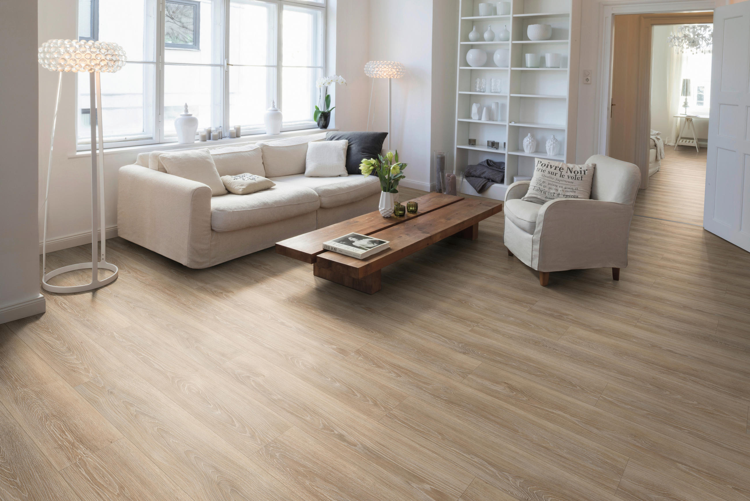 LAMINATBODEN Newport Eiche EGGER Nature Sense  per  m² - Hellbraun/Eichefarben, KONVENTIONELL, Holzwerkstoff (129.2/19.3/0.7cm) - Egger Holzwerkstoffe