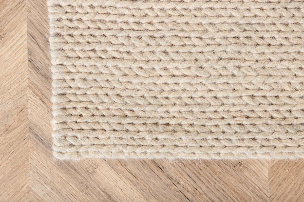 FLACHWEBETEPPICH 200/300 cm Weiß  - Weiß, LIFESTYLE, Textil (200/300cm) - P & B