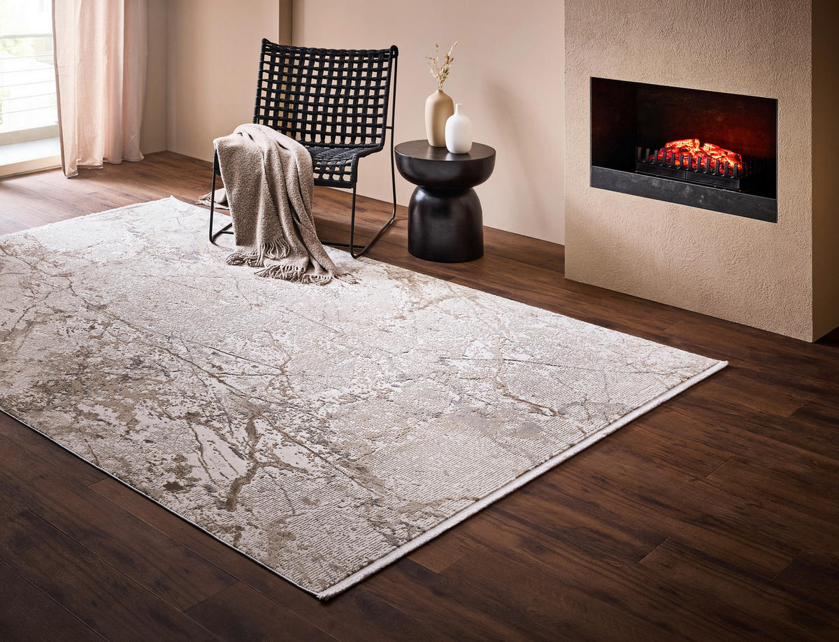 VINTAGE-TEPPICH 133/190 cm AMANDA PLUS FABIA Beige  - Beige, Design, Textil (133/190cm) - Dieter Knoll