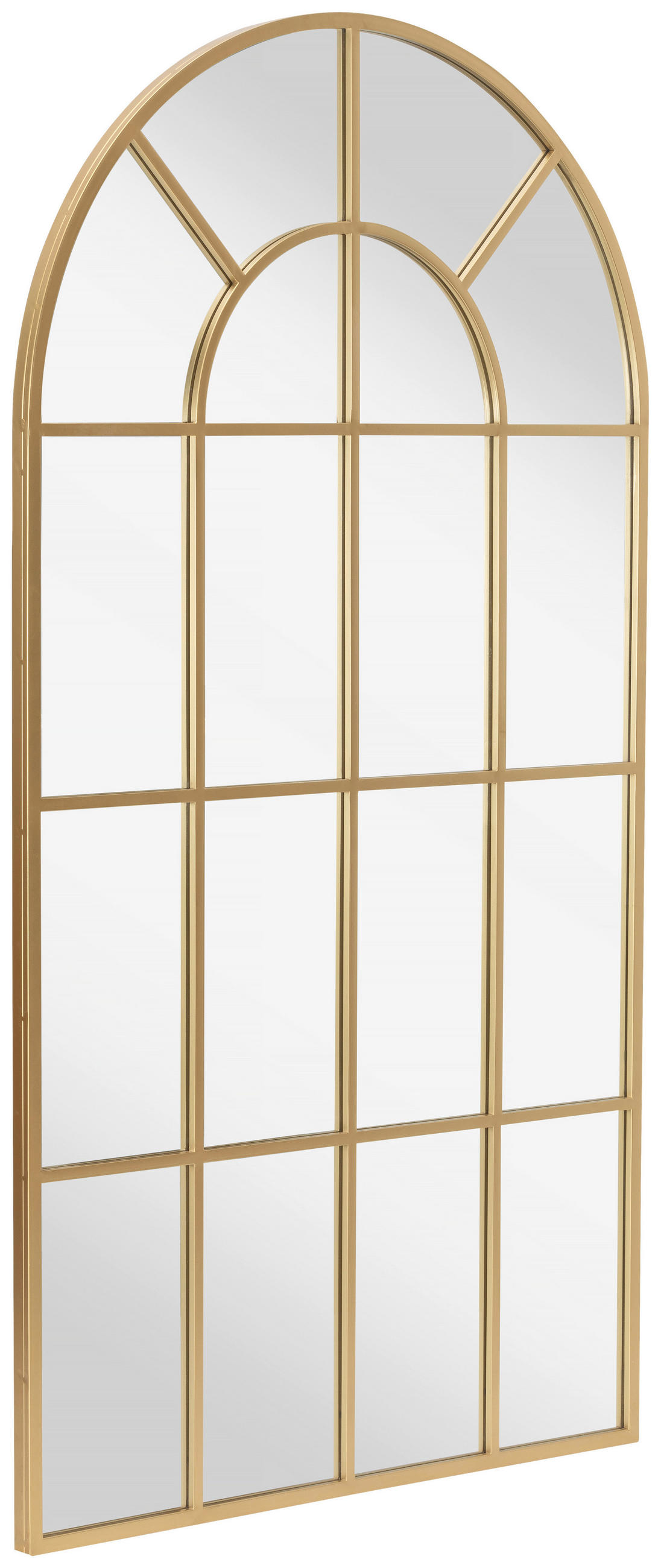 WANDSPIEGEL 100/180/3 cm    in rechteckig  - Goldfarben, Design, Glas/Holzwerkstoff (100/180/3cm) - MID.YOU
