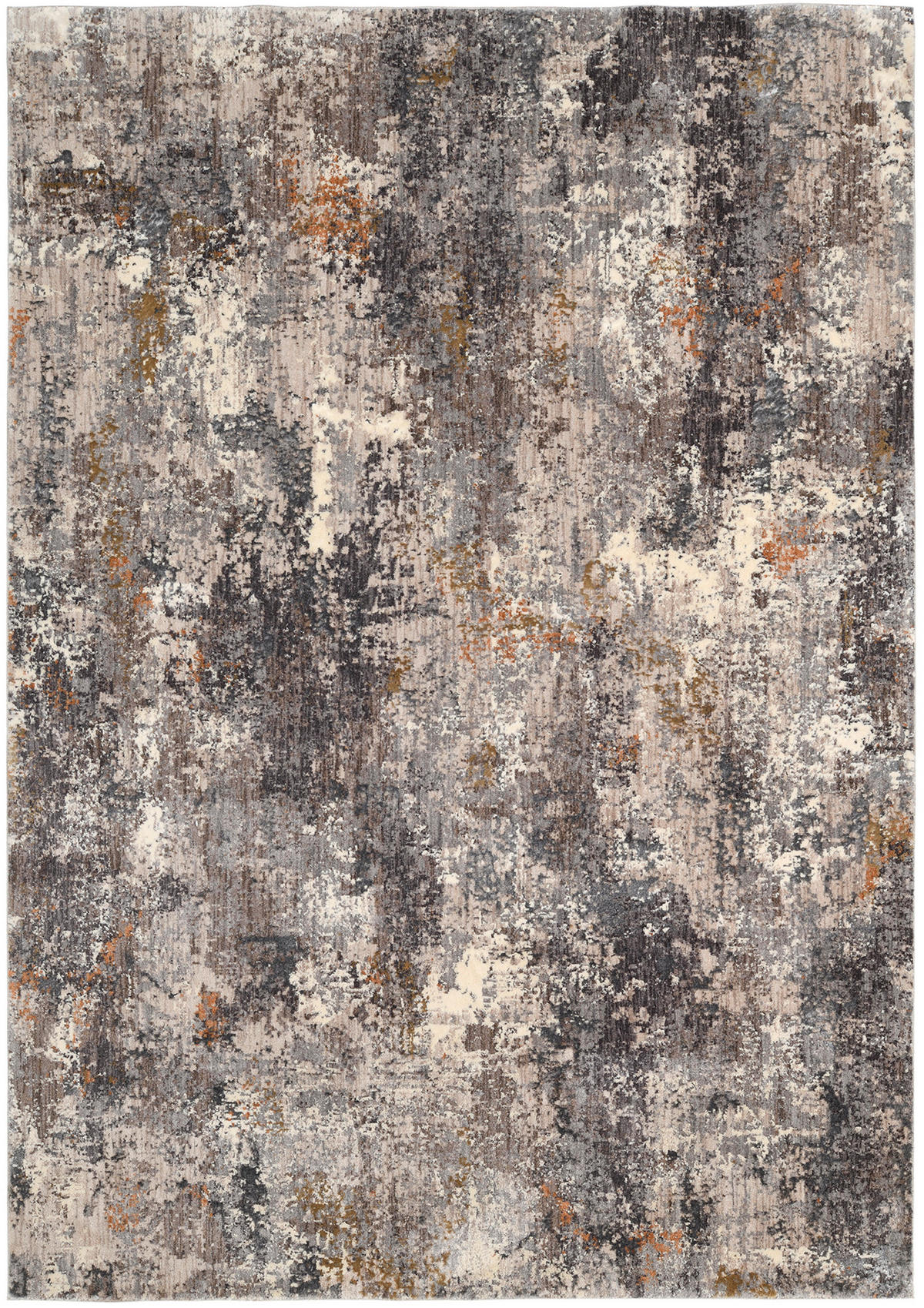 TEPPICH 155/230 cm Elarion Grau, Dunkelgrau, Beige  - Dunkelgrau/Beige, Design, Textil (155/230cm) - Novel