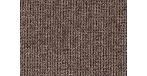 ECKSOFA in Mikrofaser Braun  - Chromfarben/Braun, Design, Textil/Metall (301/207cm) - Xora