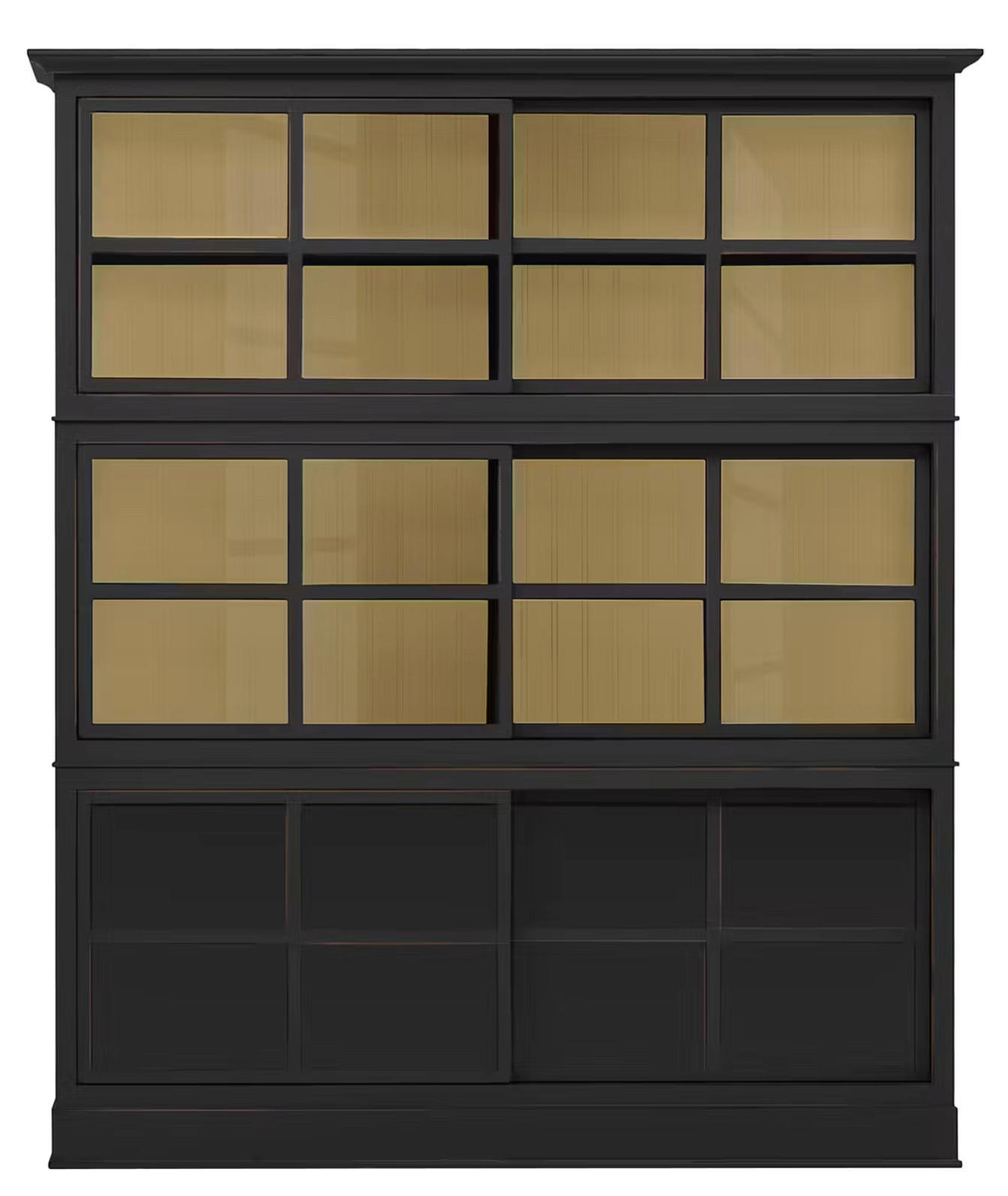 HIGHBOARD UrbanClass  in 190,5/219,5/49 cm  - Creme/Schwarz, LIFESTYLE, Glas/Holz (190,5/219,5/49cm) - Livetastic