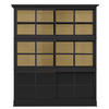 HIGHBOARD UrbanClass  in 190,5/219,5/49 cm  - Creme/Schwarz, LIFESTYLE, Glas/Holz (190,5/219,5/49cm) - Livetastic