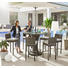 BARHOCKER Grau, Hellgrau - Hellgrau/Grau, Design, Kunststoff/Textil (43/100/51cm) - Ambia Garden