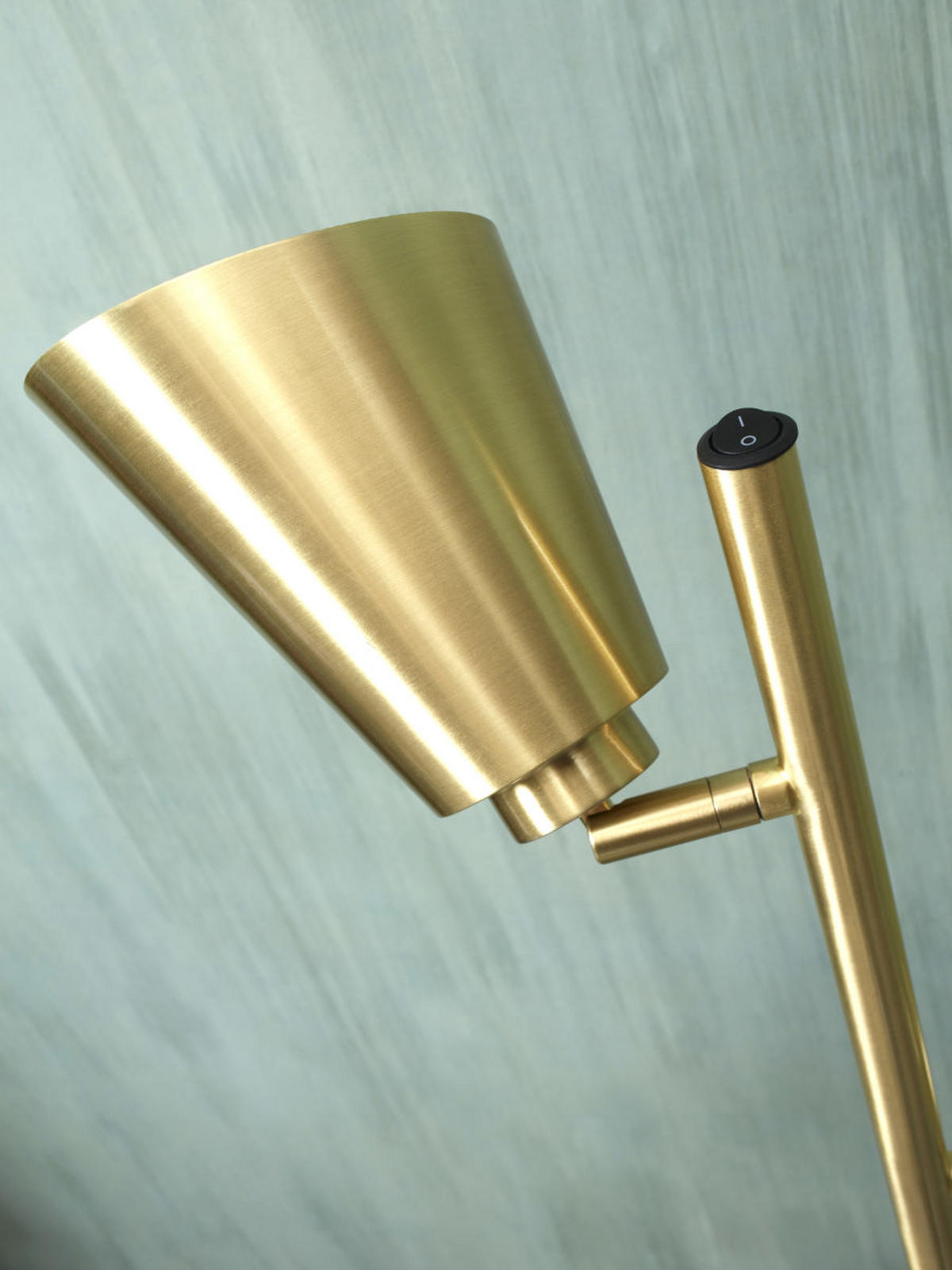 STEHLEUCHTE Bremen 25/162 cm   - Goldfarben, Basics, Metall (25/162cm) - It's about Romi
