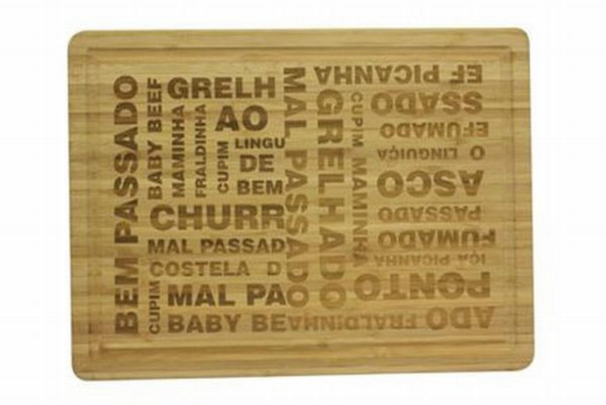 SCHNEIDEBRETT Holz Bambus  - Hellbraun, Basics, Holz (40/30/1,9cm) - Homeware Profession.