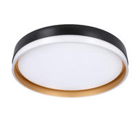 LED-TAKLAMPA Florida 38/38/7.5 cm  - vit/svart, Klassisk, metall/plast (38/38/7.5cm)