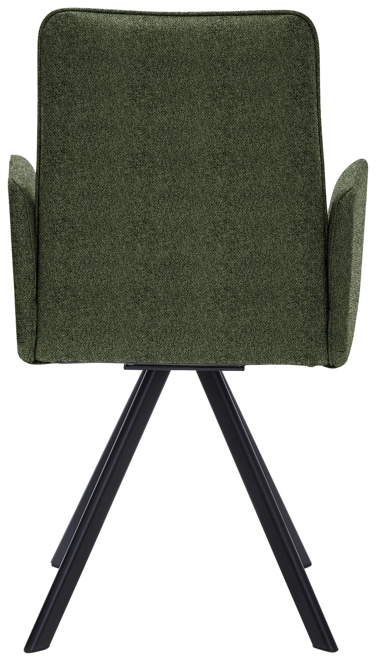 ARMLEHNSTUHL  Stoffauswahl, Typenauswahl, inklusive Armlehnen Webstoff  Schwarz, Khaki  - Khaki/Schwarz, Design, Textil/Metall (52/92/60cm) - Cantus