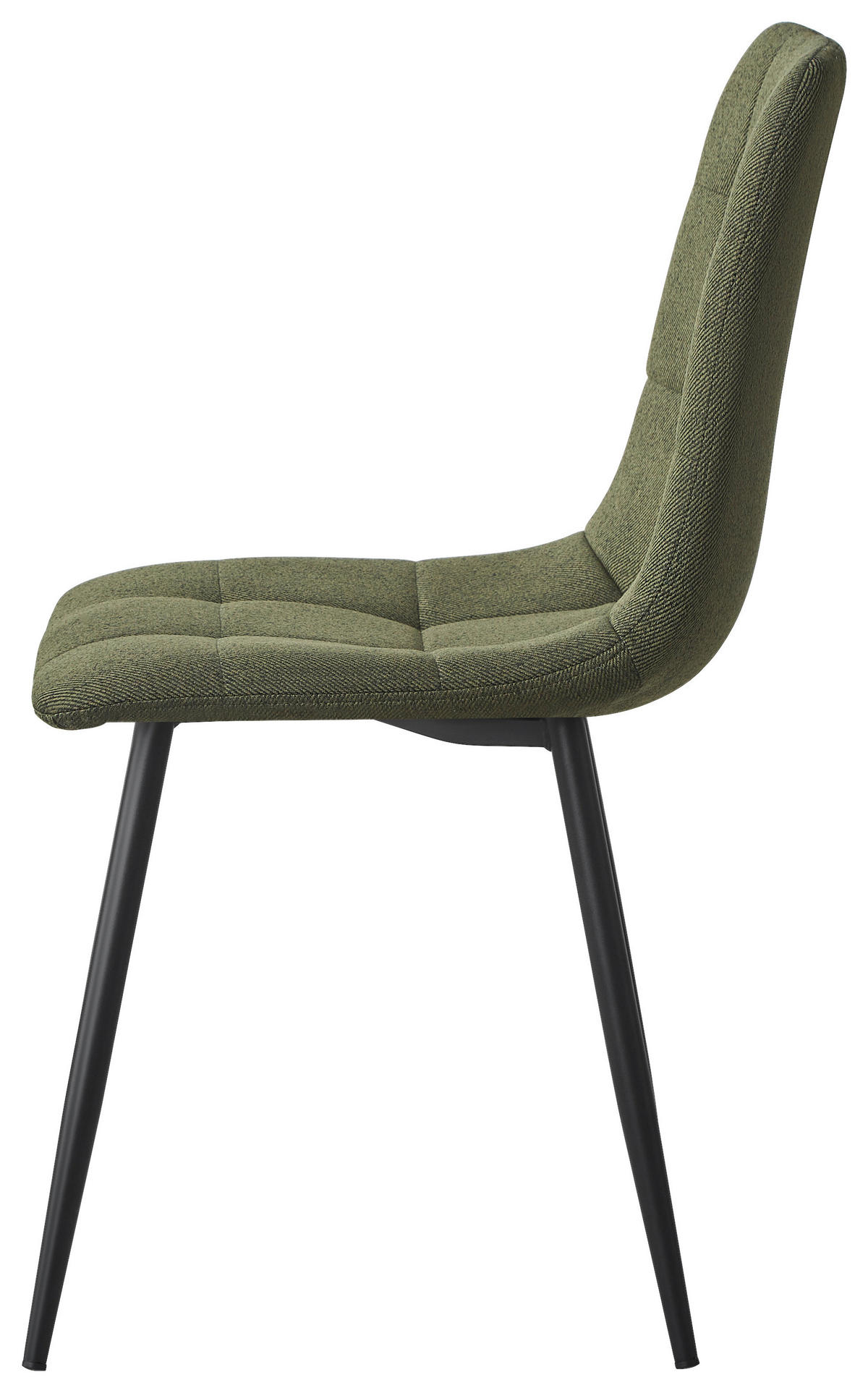 SZÉK fém, textil zöld, fekete  - fekete/zöld, Design, textil/fém (45/86.5/55cm) - Stylife