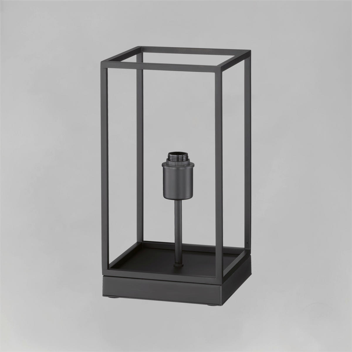 TISCHLEUCHTE - Schwarz, Basics, Metall (16/16/30cm) - Fischer & Honsel