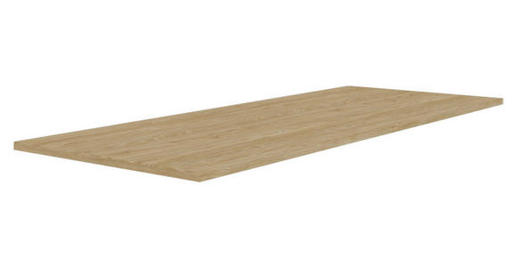 OBERPLATTE  in  - Eichefarben, KONVENTIONELL, Holzwerkstoff (137/1,6/42cm) - Hom`in