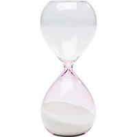 SANDUHR Weiß 7/17/7 cm  - Weiß, Glas (7/17/7cm) - Kare-Design